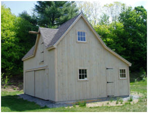 Pole-Barn, Garage and Workshop Plans by Architect Don Berf