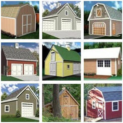 Instant Download Workshop, Hobby Shop, Shed, Mini-Barn and Garage Plans