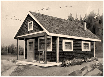 Free DIY Plans and Building Guide for a Cozy Cabin at MotherEarthNews.com