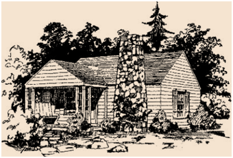 Free Cabin, Cottage and Camp Bunk House Design Ideas from North Dakota State University Agricultural Extension Service