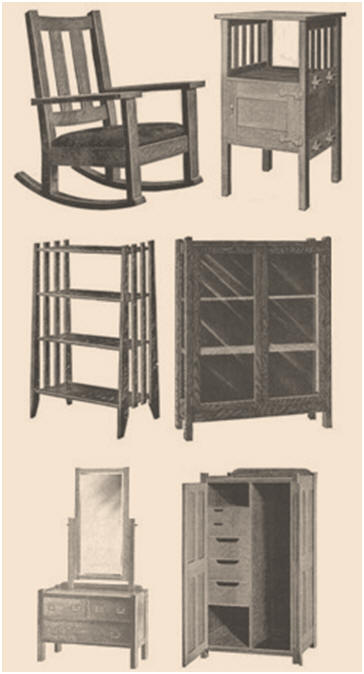 Build Authentic Mission-Style Furniture from Free Heirloom Plans � VintageInternetPl... offers free, downloadable copies of the exact same project plans that woodworkers used in the late 19th century and early 20th century to create the simple, sturdy oak and ash furniture that antique collectors seek out today. Just click through to print your plans.